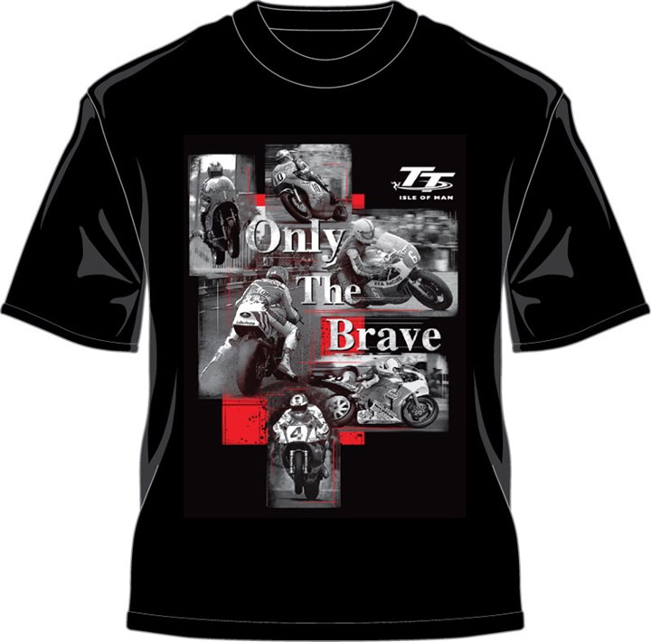 TT T Shirt Only The Brave Black - click to enlarge