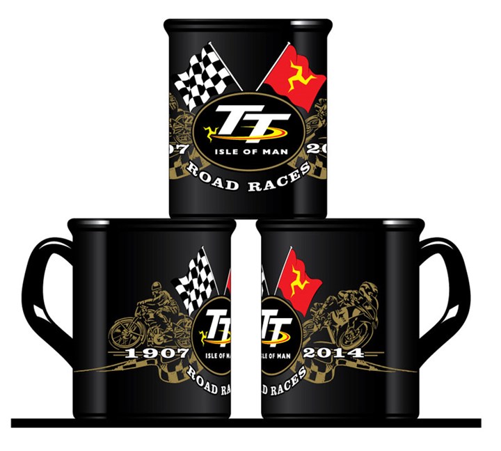 TT 2014 Mug Flags Black
