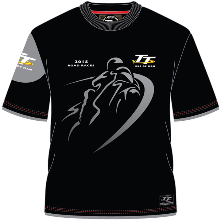 TT 2015 Custom Shadow Print T-Shirt Black/Grey - click to enlarge
