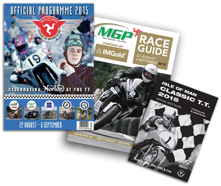 2015 IOM Festival of Motorcycling Programme, Race Card & Race Guide