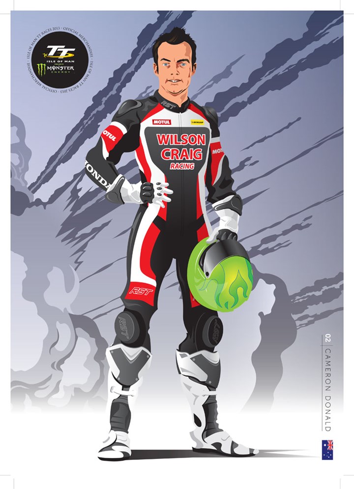 Official TT 2013 Cameron Donald poster