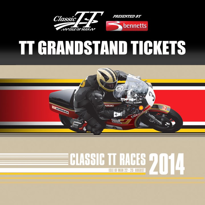 Classic TT 2014 Main Grandstand Tickets - click to enlarge