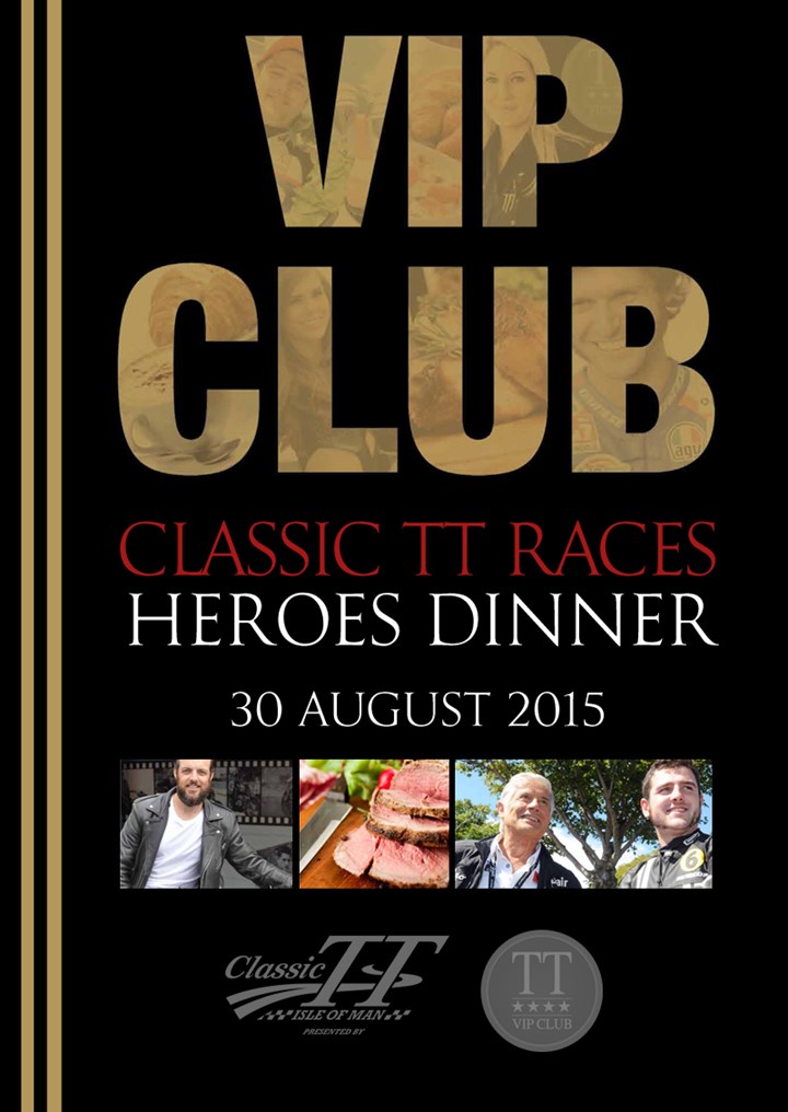 Classic TT 2015 Heroes Dinner Sunday 30th August