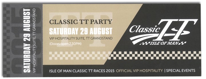 Classic TT 2015 Party Saturday 29th August