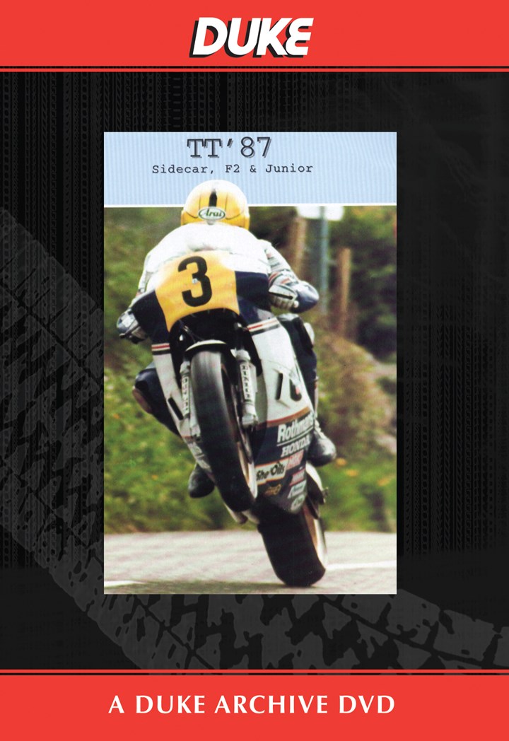 TT 1987 Sidecar, F2 & Junior Highlights Duke Archive DVD