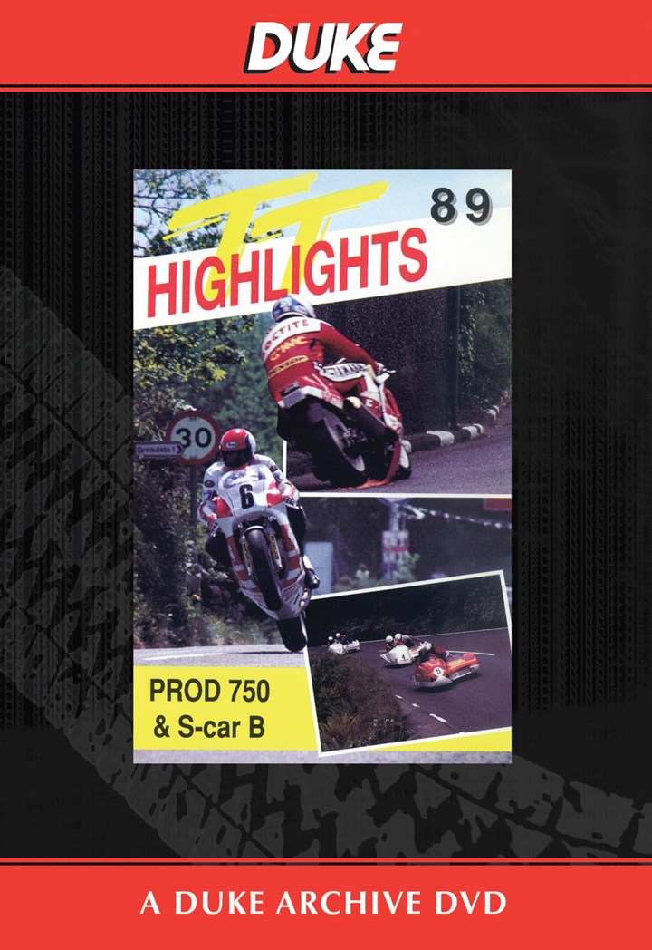 TT 1989 Production & Sidecar B Races Duke Archive DVD