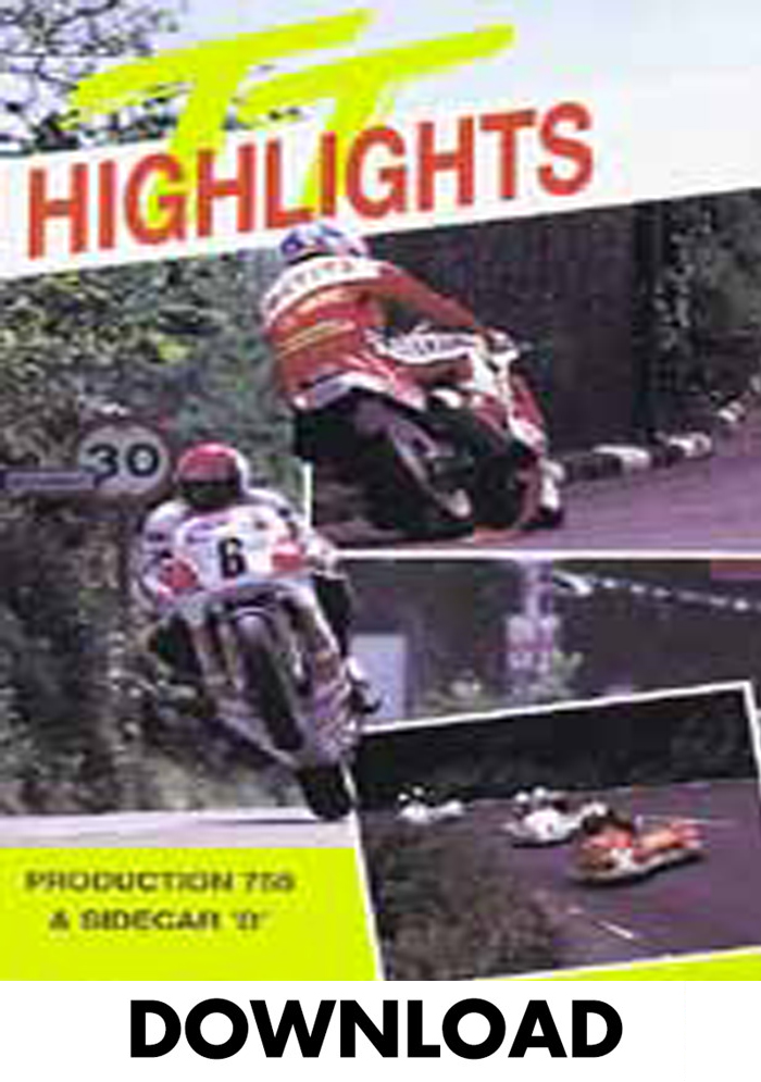 TT 1989 Production & Sidecar B Highlights Download : Isle Of Man TT Shop