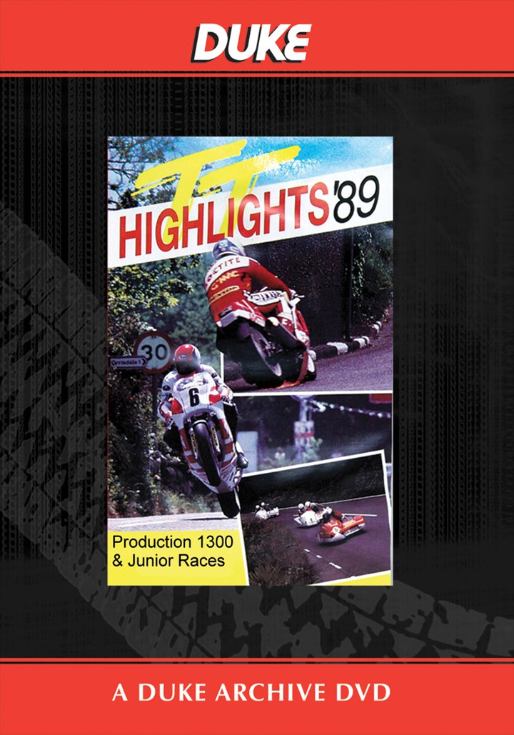 TT 1989 Production 1300 & Junior Races Duke Archive DVD