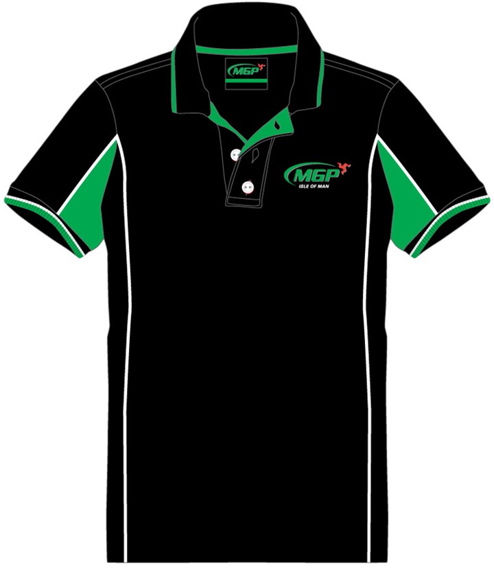 Manx Grand Prix 2014 Polo Shirt Black : Isle of Man TT Shop