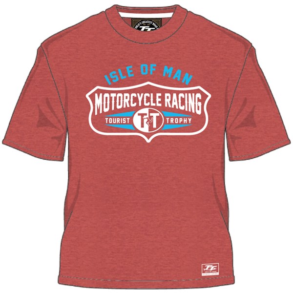 TT 2014 Vintage Motorcycle Racing Tourist Trophy T Shirt Dark Red ...