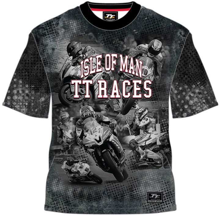 TT All Over Print IOM Races T Shirt : Isle of Man TT Shop