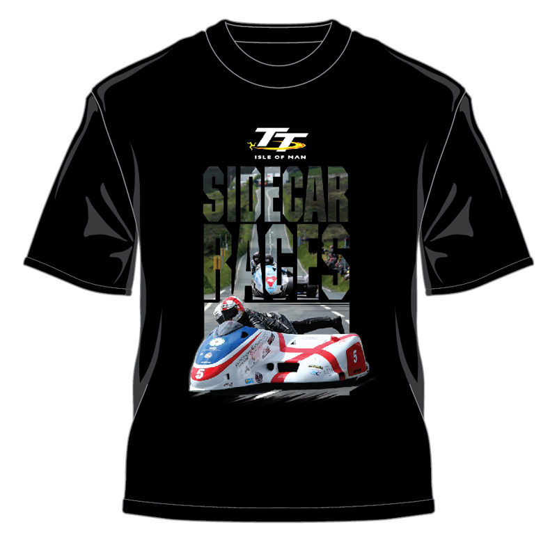 Tt 2015 Sidecar T Shirt Black Isle Of Man Tt Shop
