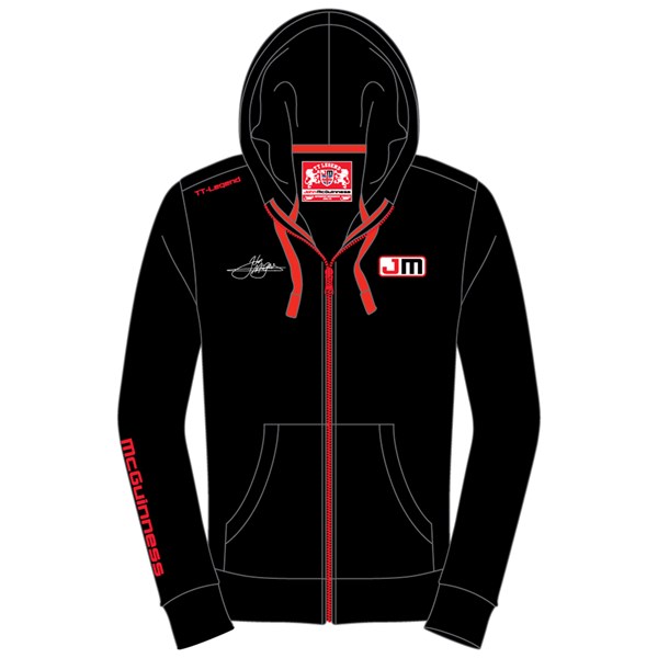 John McGuinness Hoodie : Isle of Man TT Shop