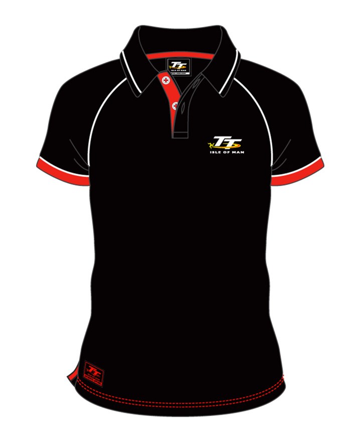 TT Black Polo Red Trim - click to enlarge