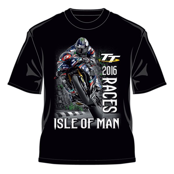 Michael Dunlop 2016 IOMTT T-Shirt Black : Isle of Man TT Shop