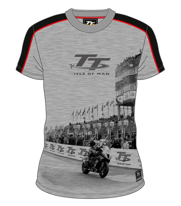 TT All Over Print T-Shirt Grandstand Grey - click to enlarge