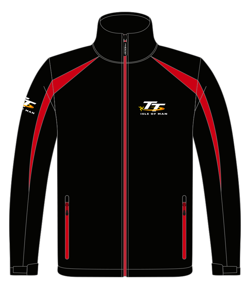 TT Soft Shell Jacket Black/Red : Isle of Man TT Shop