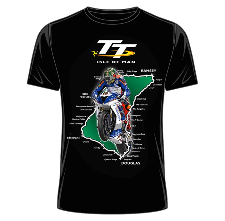 TT Course T-Shirt Black - click to enlarge