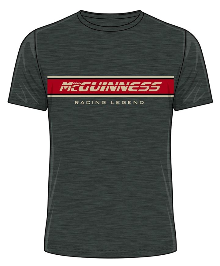 McGuinness Racing Legend T-Shirt Dark Heather - click to enlarge