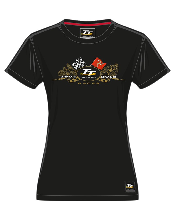 TT 2018 Gold Bike Ladies T-Shirt - click to enlarge