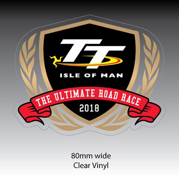 TT 2018 Gold Laurel Sticker : Isle of Man TT Shop