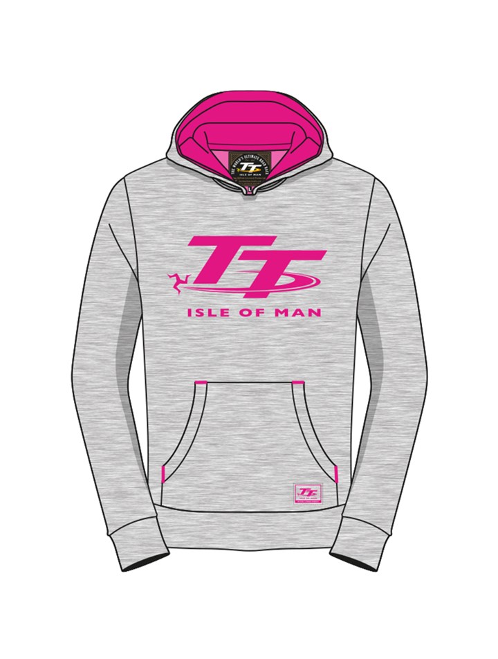 TT Childs Hoodie Grey - click to enlarge