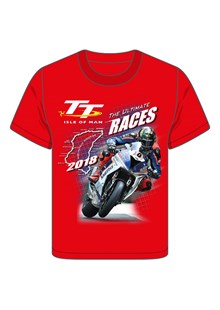 TT 2018 Bike 10 Childs T-Shirt Red