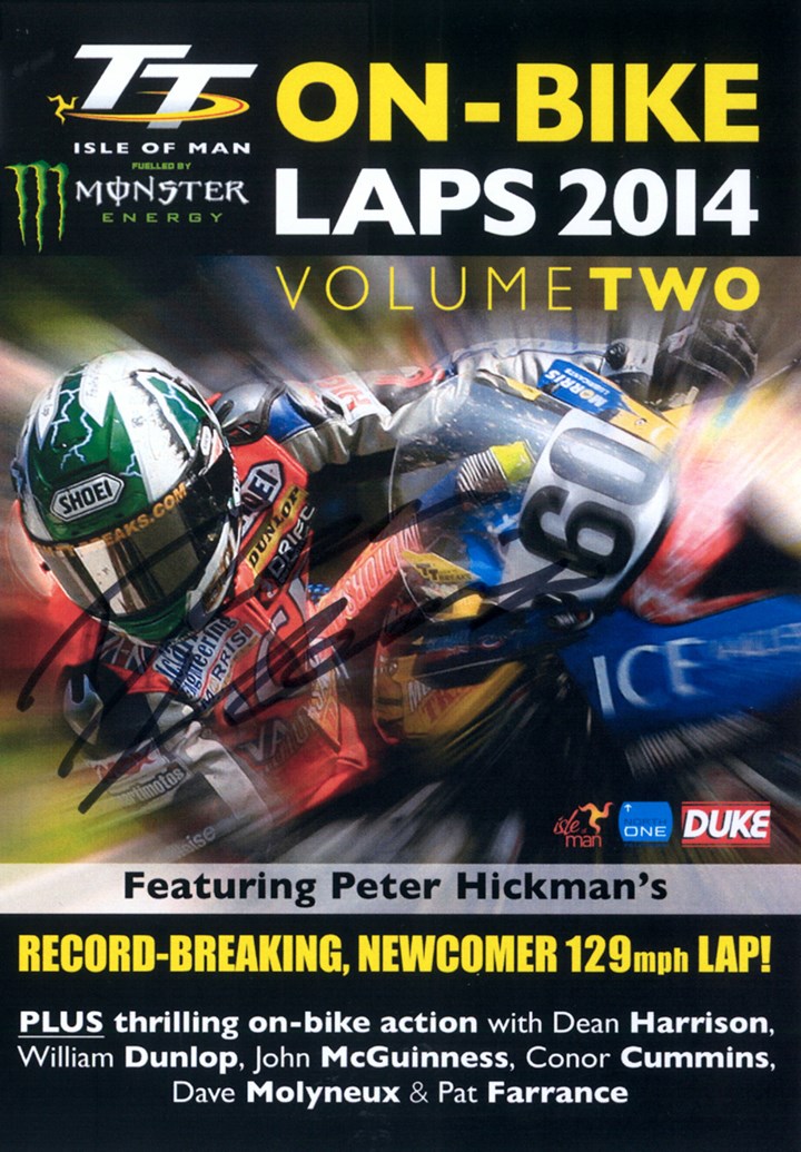 TT 2014 On-bike Laps Vol 2 DVD Signed by Peter Hickman