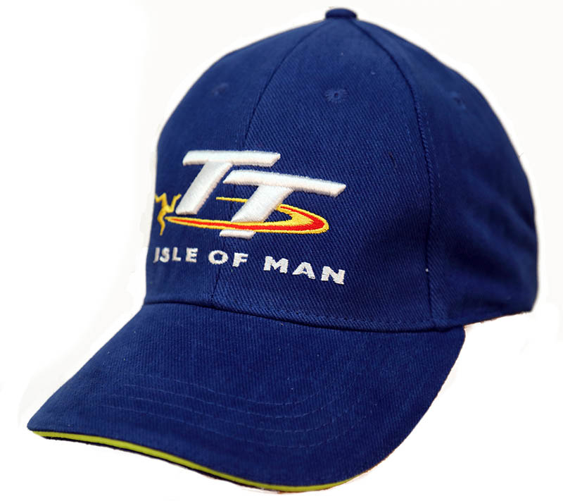 20ABC9 Official Isle of Man TT Races Denim Blue Cap 