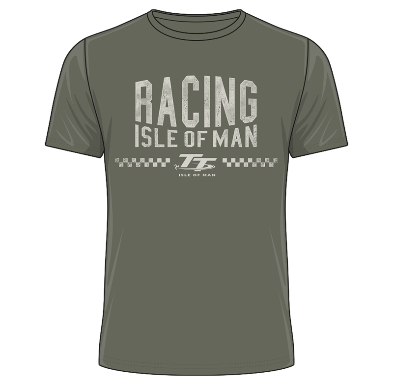 TT Racing Isle of Man T-Shirt Green : Isle of Man TT Shop