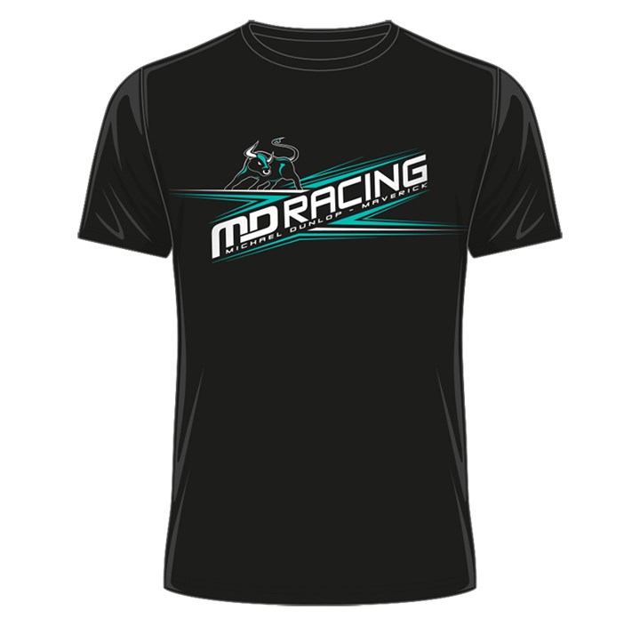 Michael Dunlop - MD Racing T-Shirt Black - click to enlarge