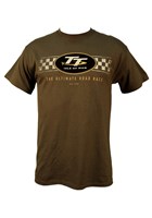 TT Check Design T-Shirt Charcoal