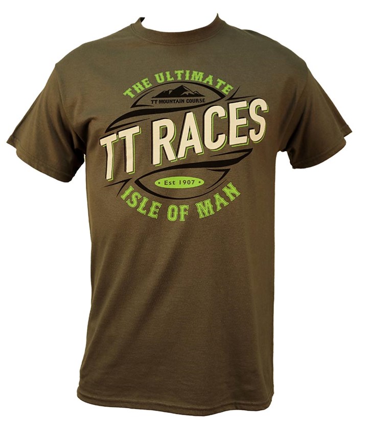 TT Ultimate Races Mountain Course T-Shirt Charcoal - click to enlarge
