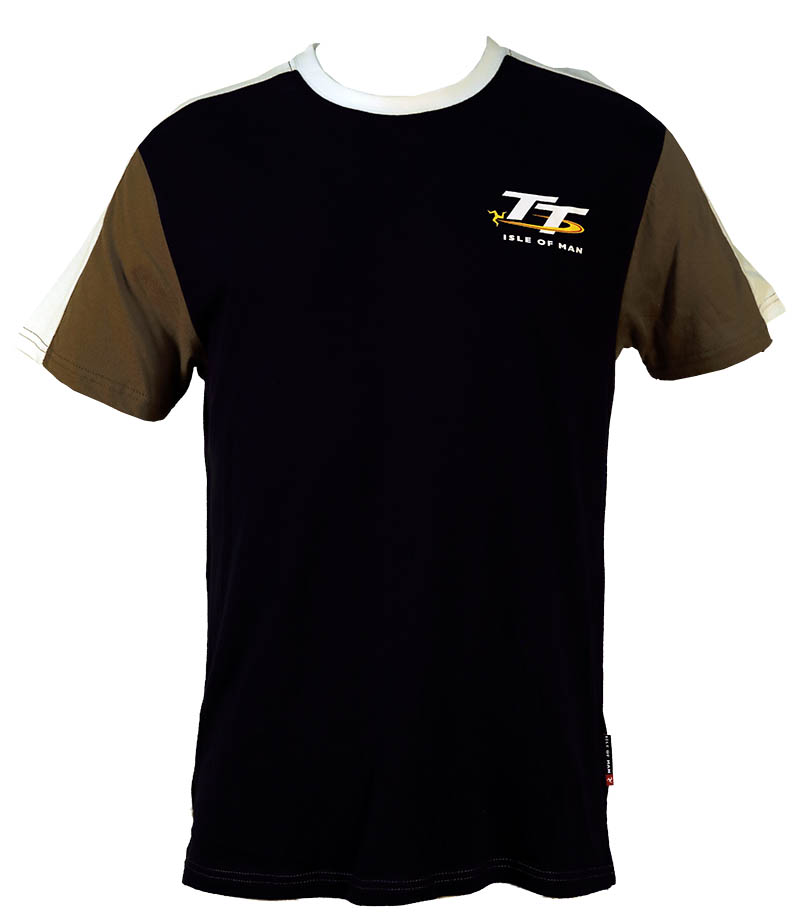 TT Vintage T-Shirt Navy,White/Grey Sleeve : Isle of Man TT Shop