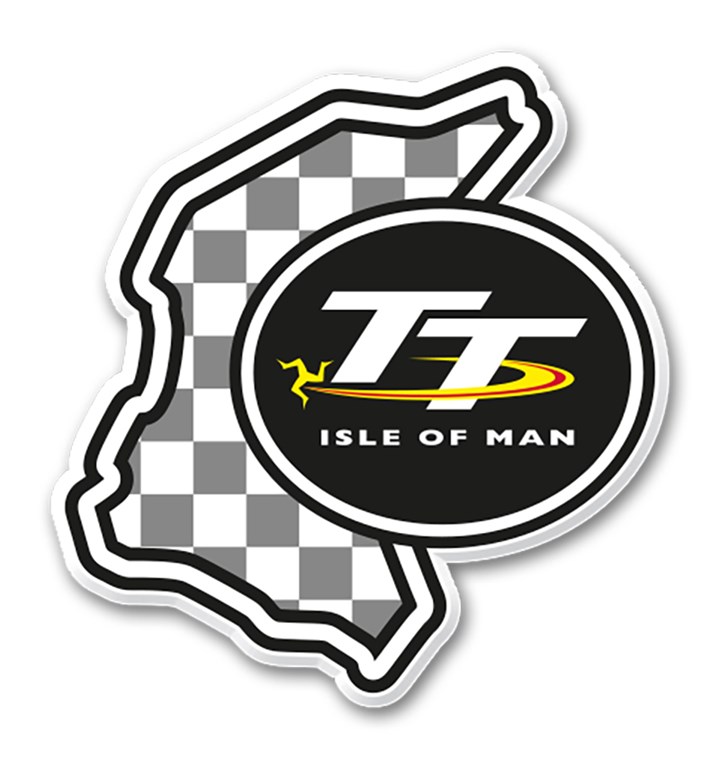 TT Fridge Magnet,Chequered & TT Logo