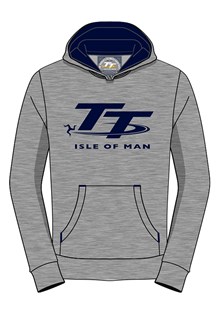 TT Childs Hoodie Grey and Blue