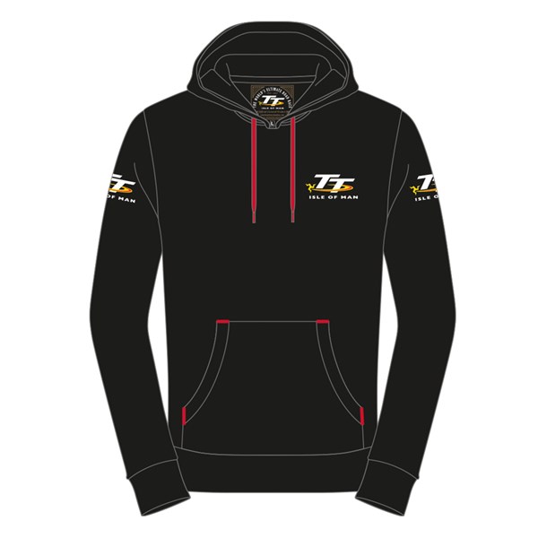 TT Hoodie Black : Isle of Man TT Shop