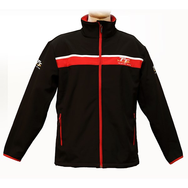 TT Soft Shell Jacket Black/Red : Isle of Man TT Shop