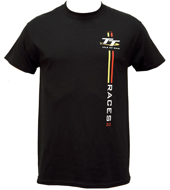 TT Races 20 Senior Winners T-Shirt Black - click to enlarge