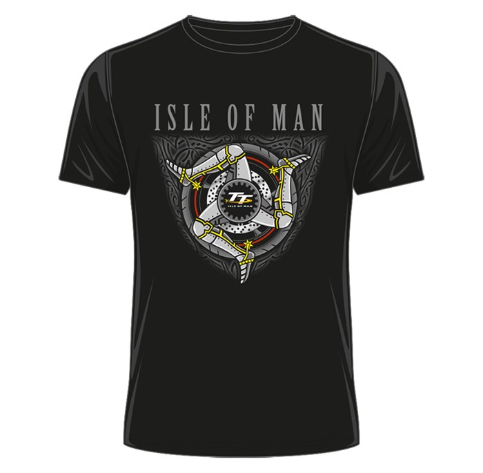 TT 3 Legs T- Shirt Black : Isle of Man TT Shop