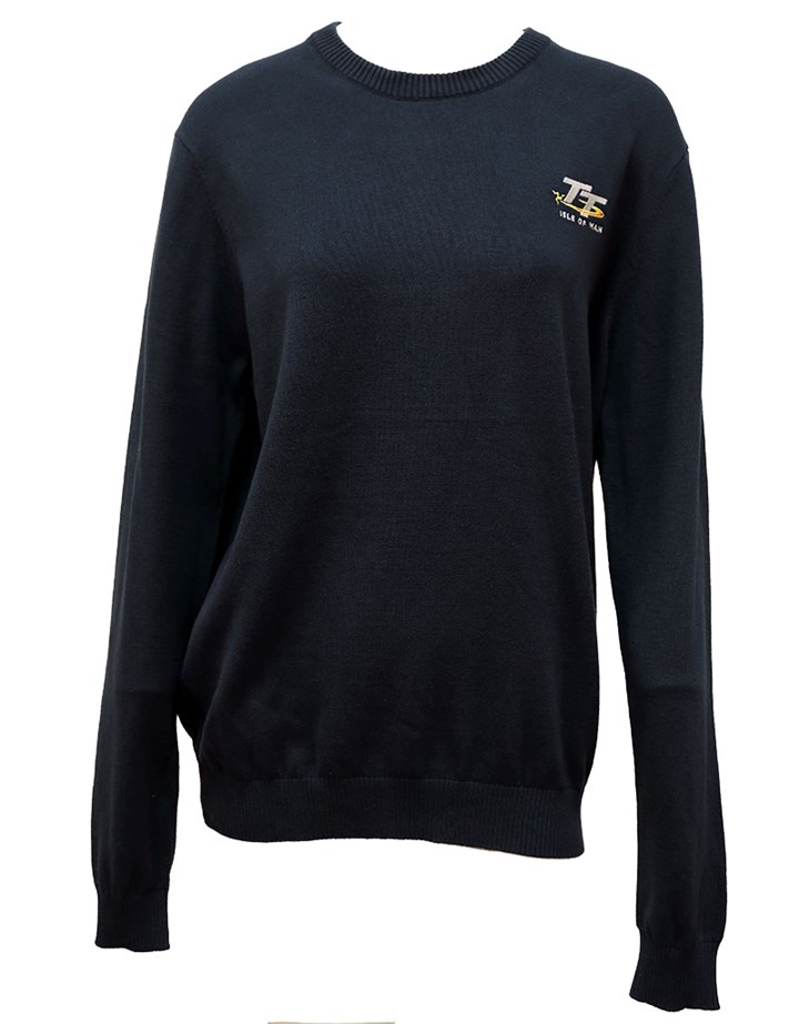 TT Ladies Sweater Navy - click to enlarge