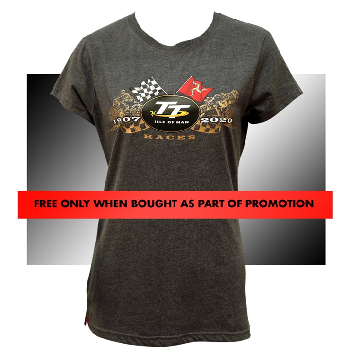 Ladies Gold Bike T-Shirt-Free of Charge with Quilted Jacket Promotion - click to enlarge