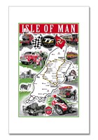 Isle of Man Tea Towel