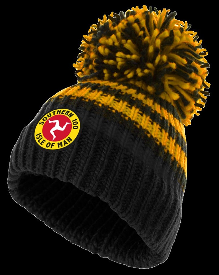 Southern 100 Bobble Hat Black