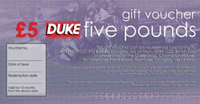 Duke £5 Gift Voucher