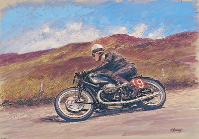 Walter Zeller TT Legend Print : Isle of Man TT Shop