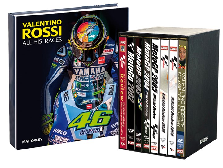 Valentino Rossi All His Races Book & DVDs