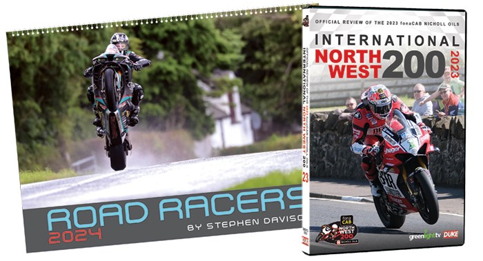 Road Racers 2024 Calendar plus NorthWest 200 2023 Review DVD