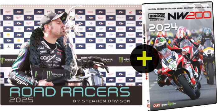 Road Racers 2025 Calendar & NorthWest 200 2024 DVD