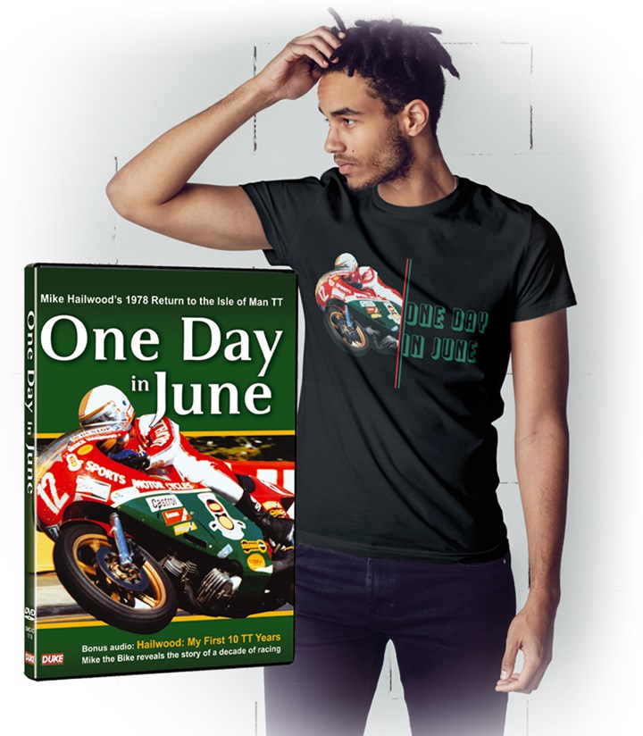 One Day in June T-Shirt Black and DVD - click to enlarge